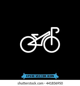Bicycle icon vector illustration eps10.