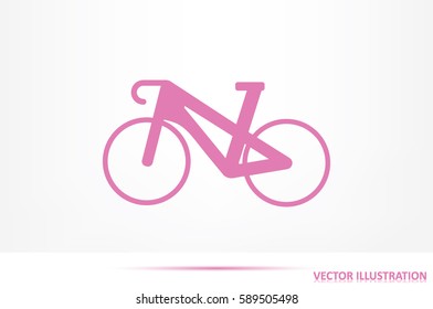 Bicycle icon vector illustration eps10.