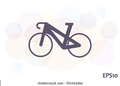 Bicycle icon vector illustration eps10.