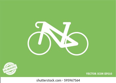 Bicycle icon vector illustration eps10.