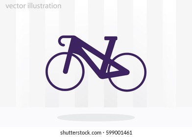 Bicycle icon vector illustration eps10.