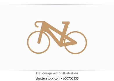 Bicycle icon vector illustration eps10.