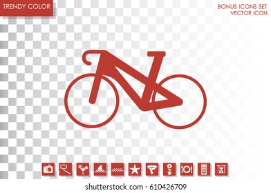 Bicycle icon vector illustration eps10.