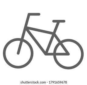 bicycle icon vector illustration flat design