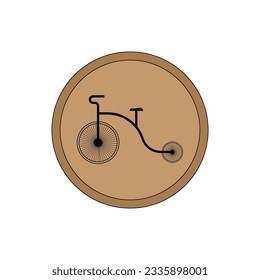 bicycle icon vector illustration logo design