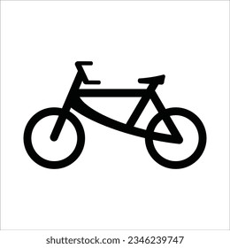 bicycle icon vector illustration logo design