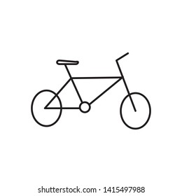 bicycle icon vector illustration template