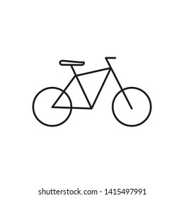bicycle icon vector illustration template