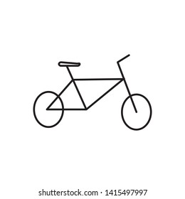 bicycle icon vector illustration template