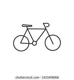 bicycle icon vector illustration template