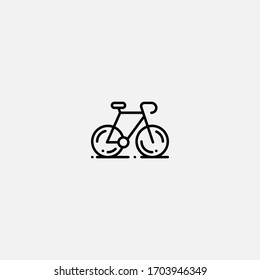 signo ilustrador vectorial de icono de bicicleta