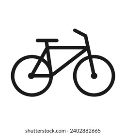 diseño de logotipo de ilustraciones vectoriales de iconos de bicicleta