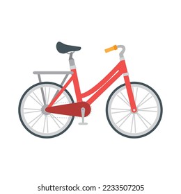 bicycle icon vector image on white background