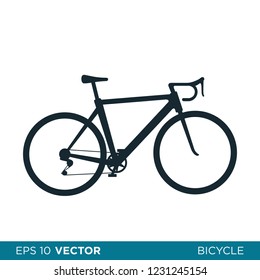 bicycle icon vector logo template