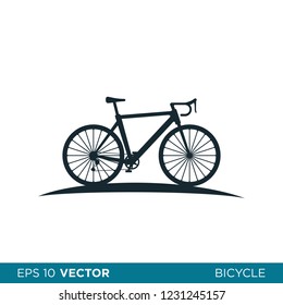 bicycle icon vector logo template