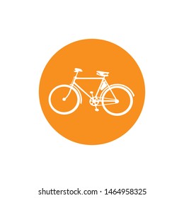 Bicycle icon vector logo template - Vector