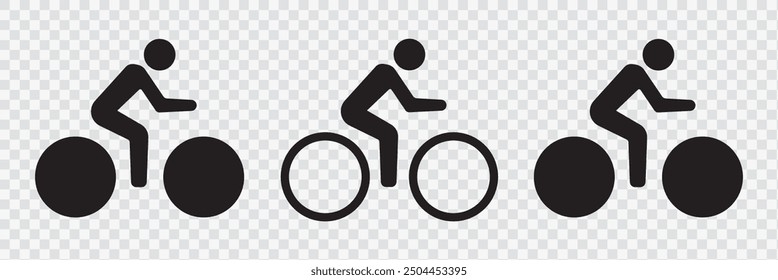 bicycle icon vector logo template