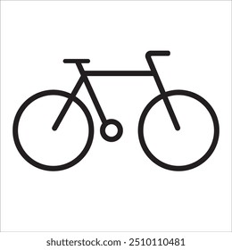 bicycle icon vector logo template. vector illustration. EPS.10