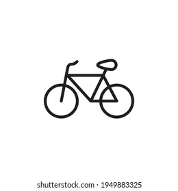 Bicycle icon in vector. Logotype