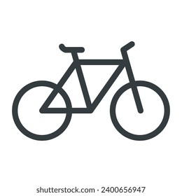 Bicycle icon vector on trendy design