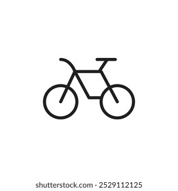 Bicycle icon Vector set outline