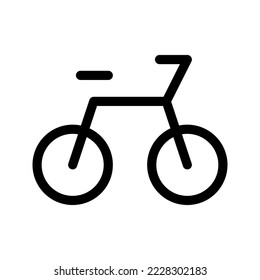 Bicycle Icon Vector Symbol Design Illustration