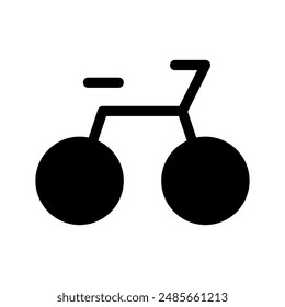 Bicycle Icon Vector Symbol Design Illustration