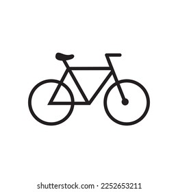 bicycle icon vector symbol  sign