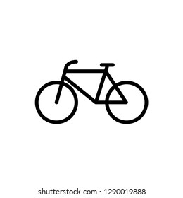 bicycle icon vector template