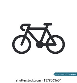 Bicycle Icon Vector Template Illustration Design