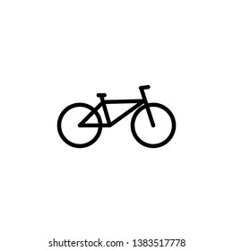 bicycle icon vector. transportation icon vector