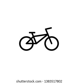 bicycle icon vector. transportation icon vector