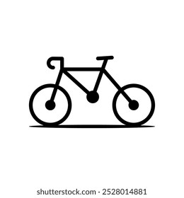 Bicycle icon vector in trendy