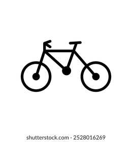 Vector del icono de la bicicleta en moda