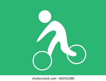 Bicycle Icon. Vector Icon. Web