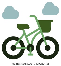 Bicycle Icon for web, app, infographic, etc