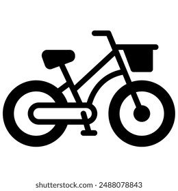 Bicycle icon for web, app, infographic, etc