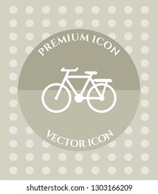 Bicycle Icon for Web, Applications, Software & Graphic Designs.