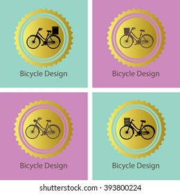 Bicycle icon.bicycle logo.vector illustration.