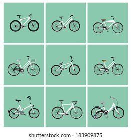 Bicycle icons