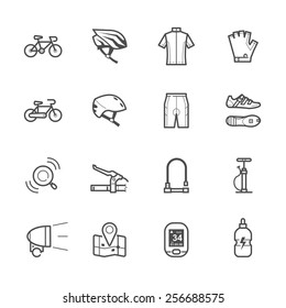 Bicycle Icons And Biking Icons