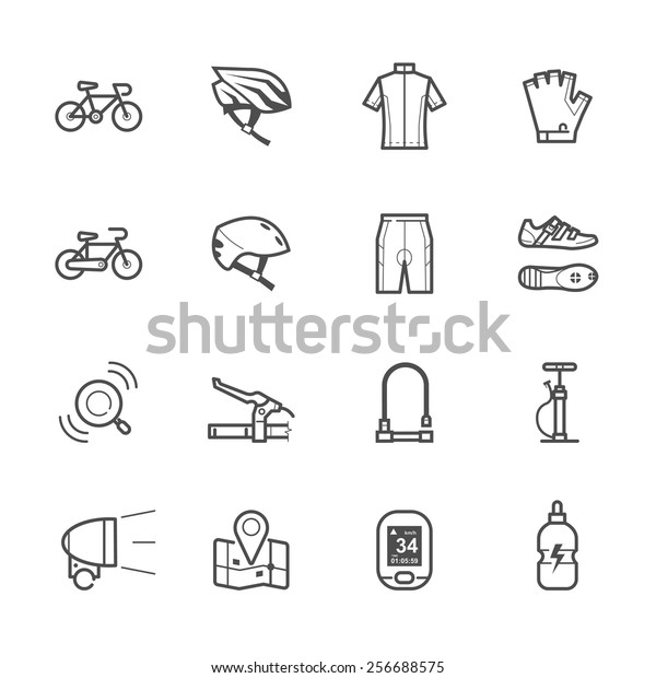 Bicycle icons and Biking\
icons