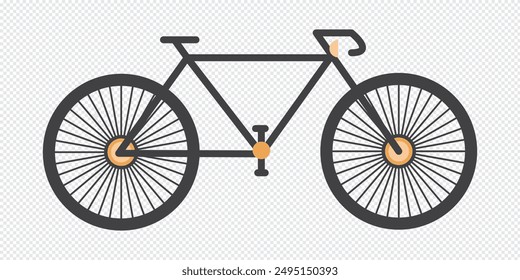 bicycle icons isolated on white background. Modern and editable bicycle icon. Simple icon vector illustration. EPS 10.