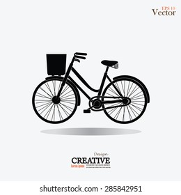 Bicycle icon.vector illustration.