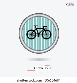 Bicycle icon.vector illustration.