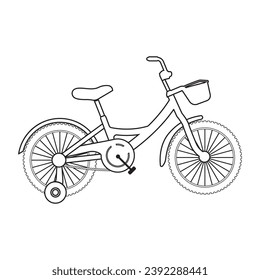 Icono de bicicleta,símbolo de ilustración vectorial