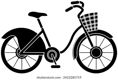 bicycle illustration bike silhouette sport logo gear icon wheel outline cycle transportation biking vehicle chain transport activity mountain riding shape speed leisure equipment vector graphic