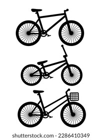 Bicycle illustrations and icons are great visual representations of this popular mode of transportation.