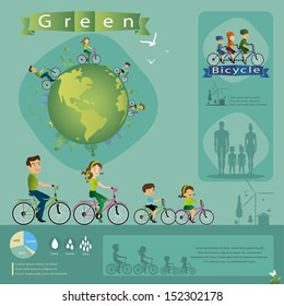 bicycle info graphics.