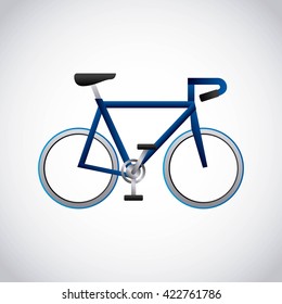 bicycle isolated design 